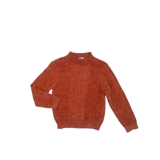 Tween Diva Girls Rust Glitter Sweater Size: 8 Rust Glitter