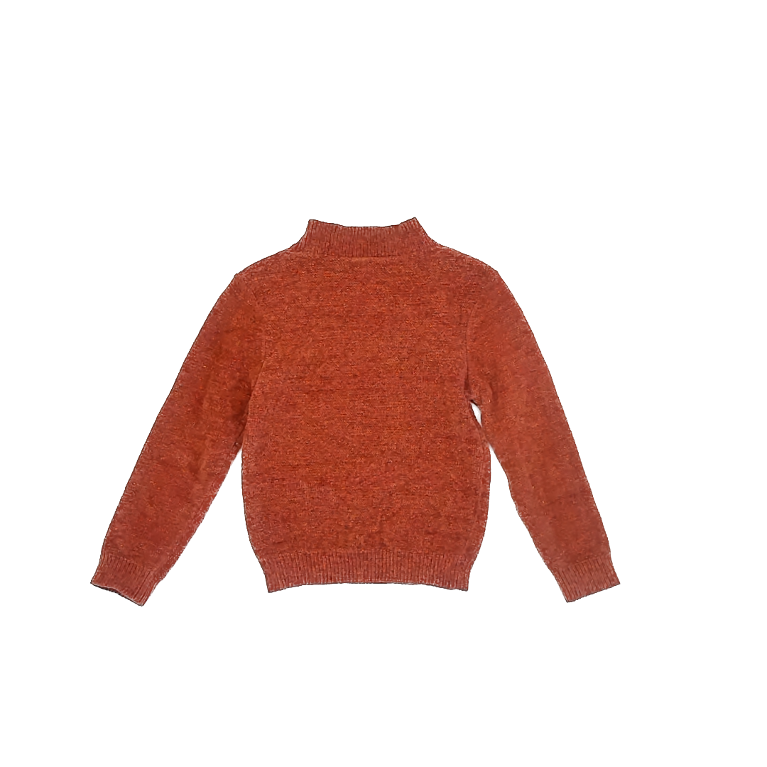 Tween Diva Girls Rust Glitter Sweater Size: 8 Rust Glitter