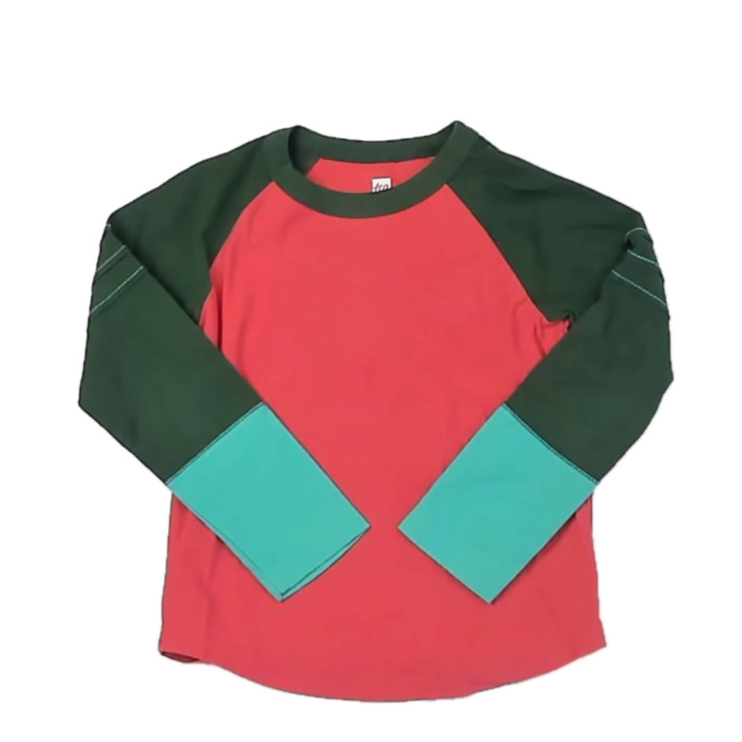 Tea Collection Boys Rust | Green Long Sleeve T-Shirt Size: 4T Rust | Green