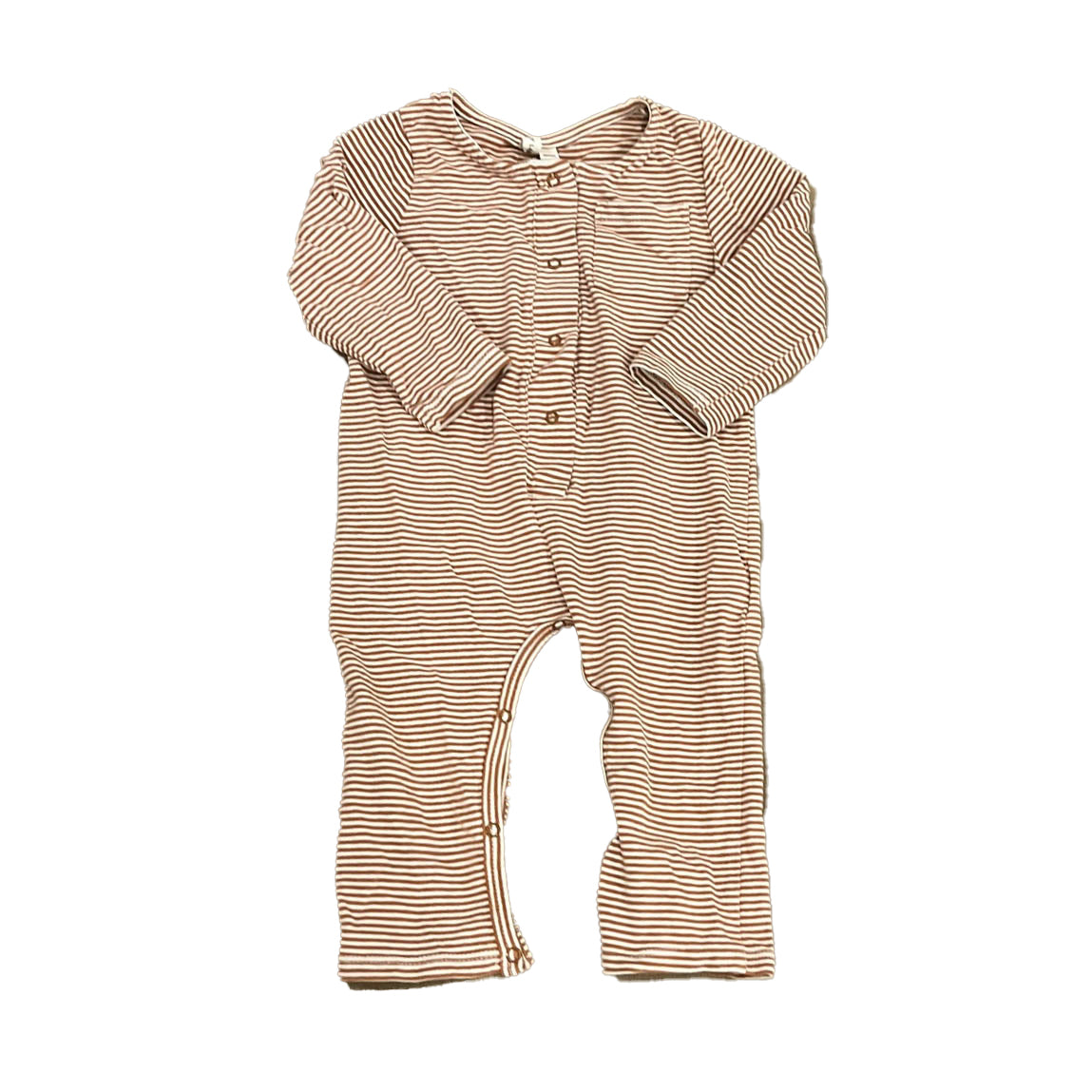 Gray Label Boys Rust Stripe Long Sleeve Outfit Size: 3-6 Month Rust Stripe