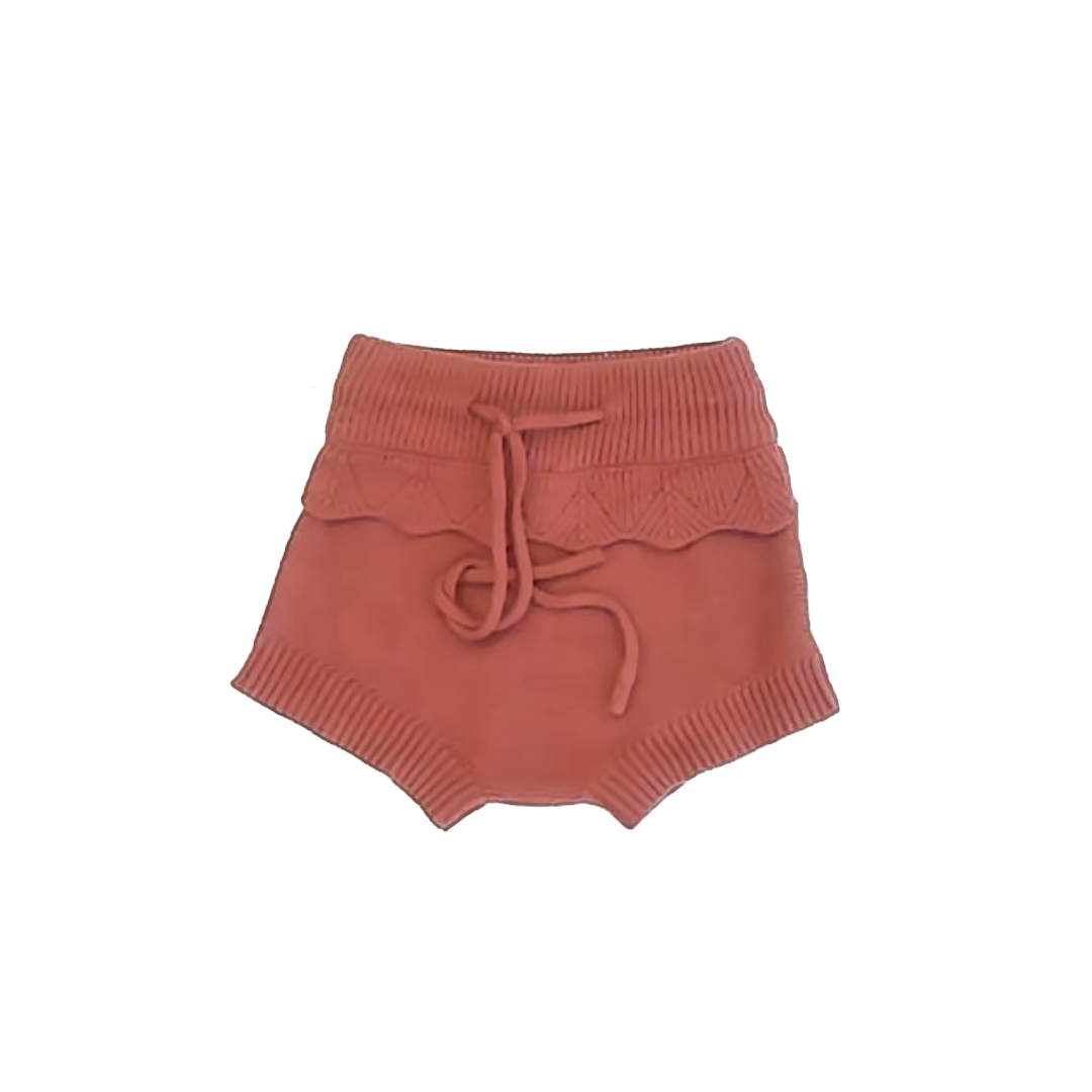 Unknown Girls Rust Shorts Size: 12-18 Months Rust