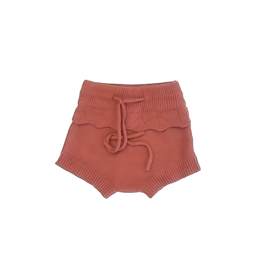 Unknown Girls Rust Shorts Size: 12-18 Months Rust