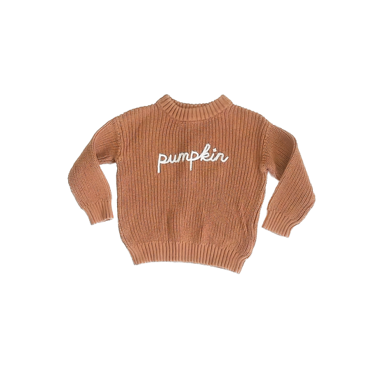 Little Co. Unisex Rust Sweater Size: 4T Rust