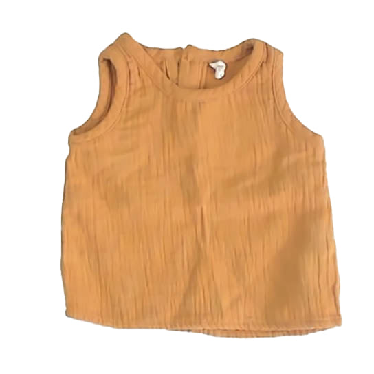 Quincy Mae Boys Rust Tank Top Size: 3-6 Months Rust