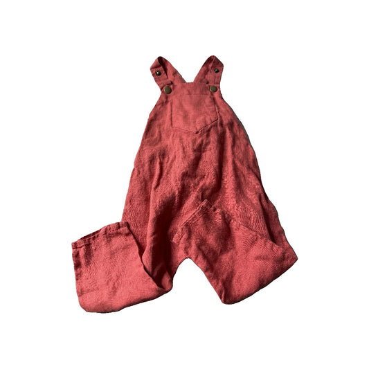 Beya Made Unisex Rust Overalls Size: 18 months Rust