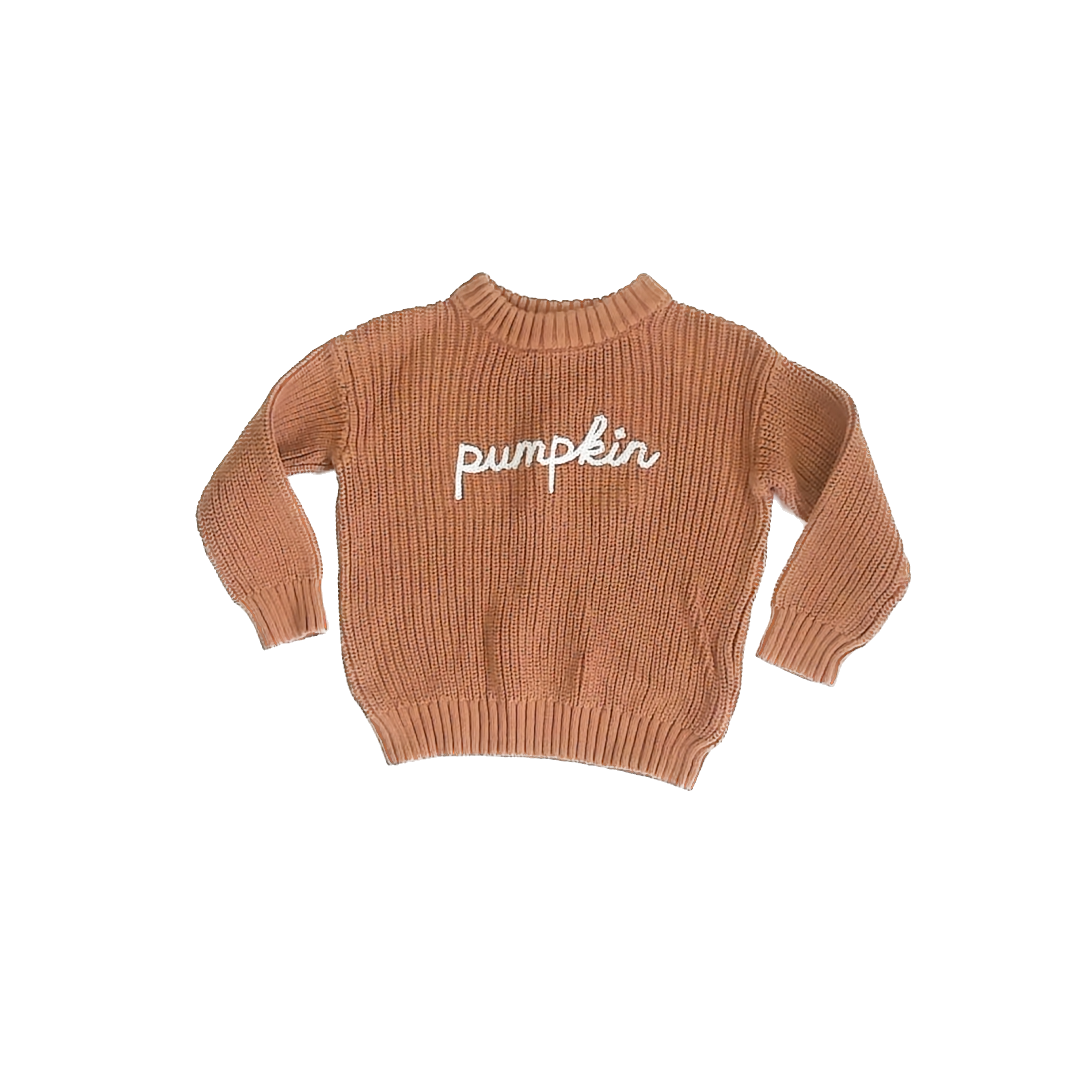 Little Co. Unisex Rust Sweater Size: 2T Rust
