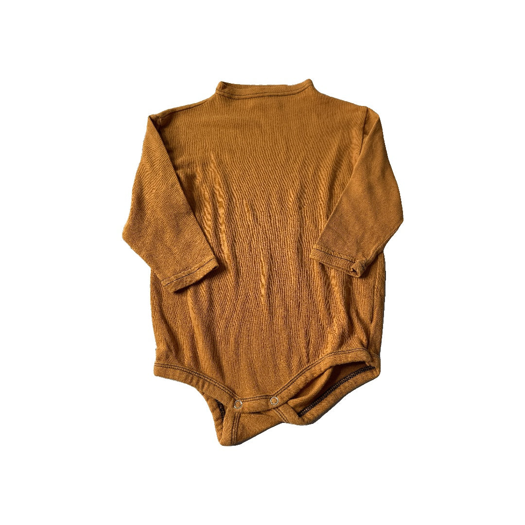 GO;U Boys Rust Onesie Size: 18-24 months Rust