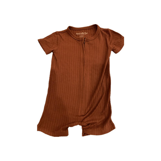 Brave Little Ones Unisex Rust Romper Size: 6-12 months Rust