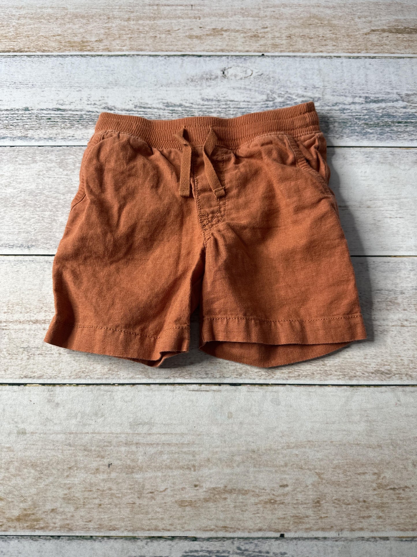 Tea Boys Rust Shorts Size: 3T Rust