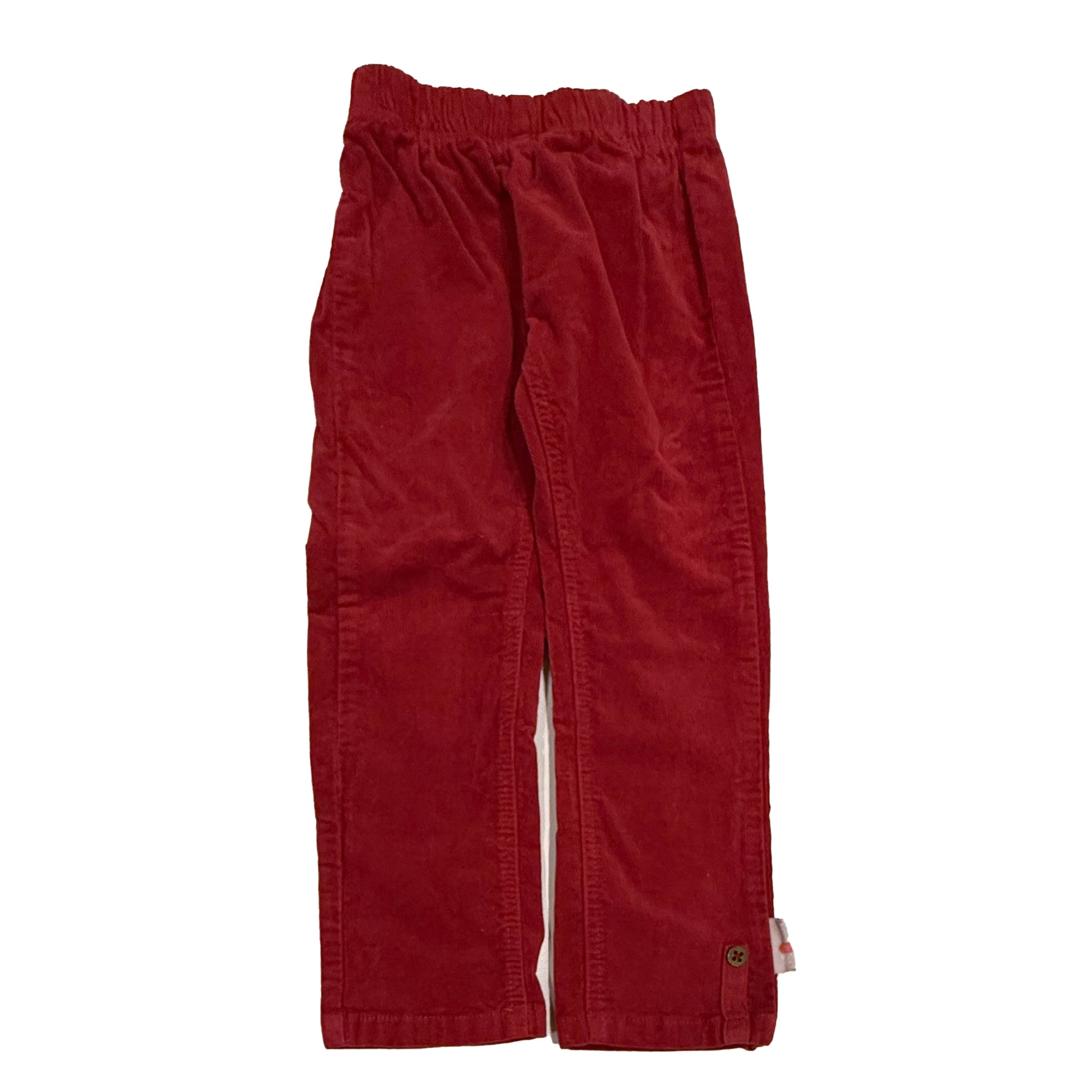 Naartije Girls Rust Corduroy Pants Size: 4T Rust