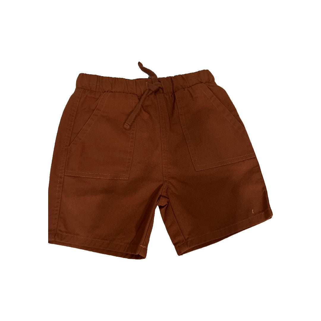 Miles Boys Rust Shorts Size: 3T Rust