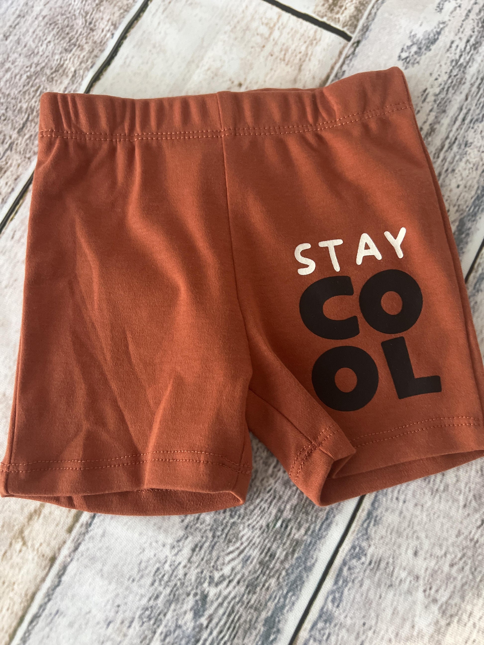 PL Baby Boys Rust Shorts Size: 9 months Rust