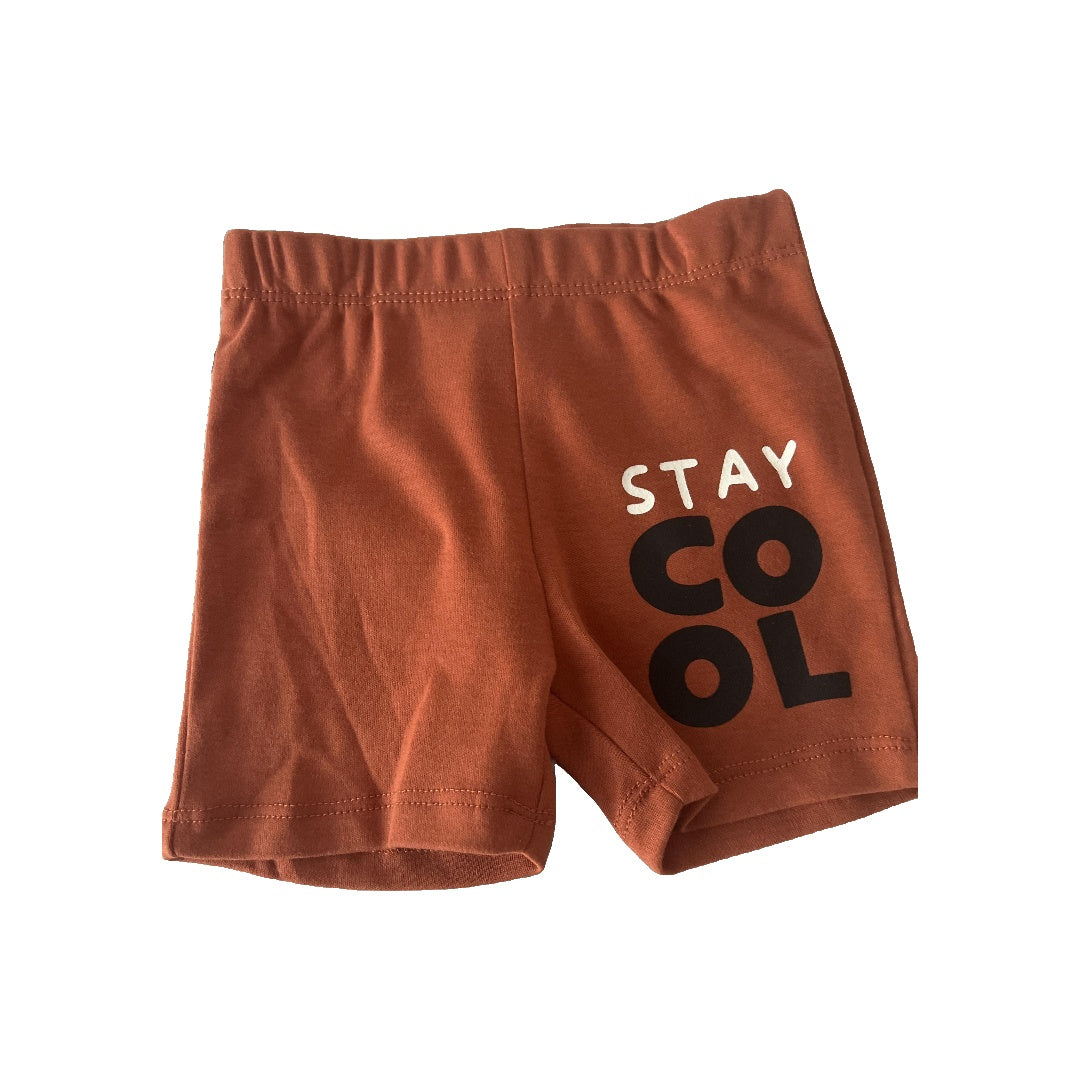 PL Baby Boys Rust Shorts Size: 9 months Rust