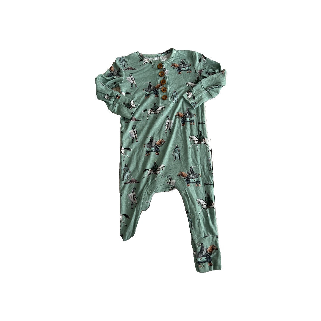 Posh Peanut Boys Sage | Fantasy | Whimsical Long Sleeve Outfit Size: 12-18 months Sage | Fantasy | Whimsical