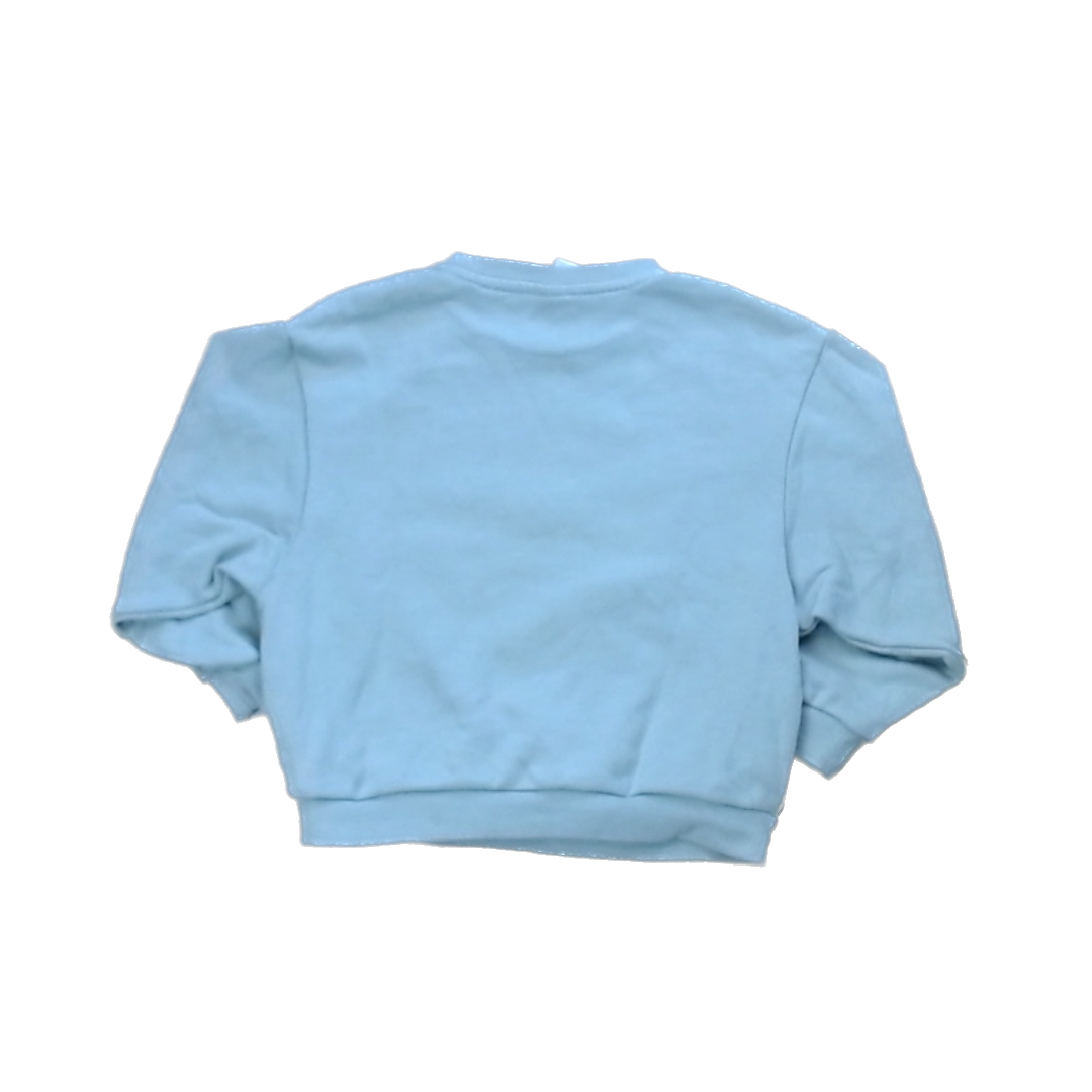 Rylee + Cru Girls Sage Green Athletic Club Sweater Size: 4T-5T Sage Green Athletic Club