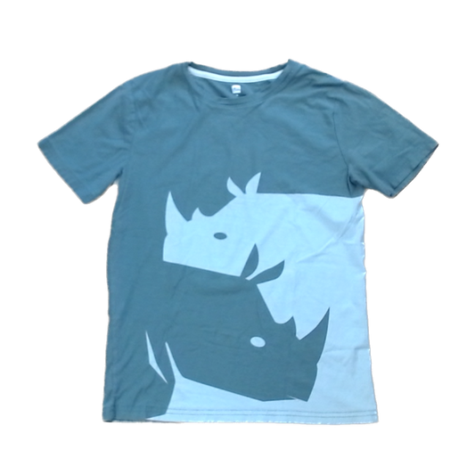 Tea Collection Boys Sage Green | Rhino Shirt Size: 14 Years Sage Green | Rhino