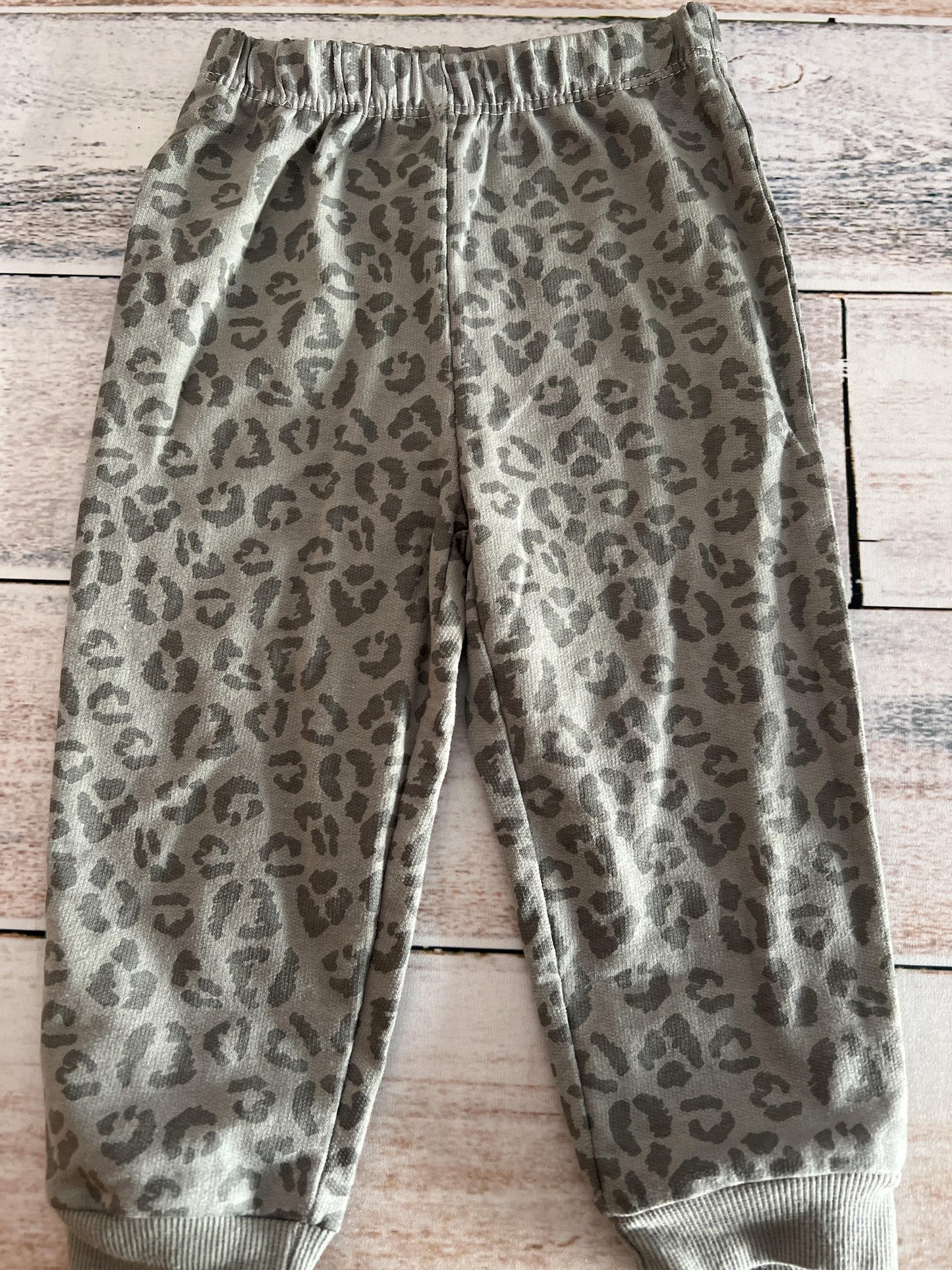 Chick Pea Girls Sage | Leopard print Pants Size: 18 months Sage | Leopard print