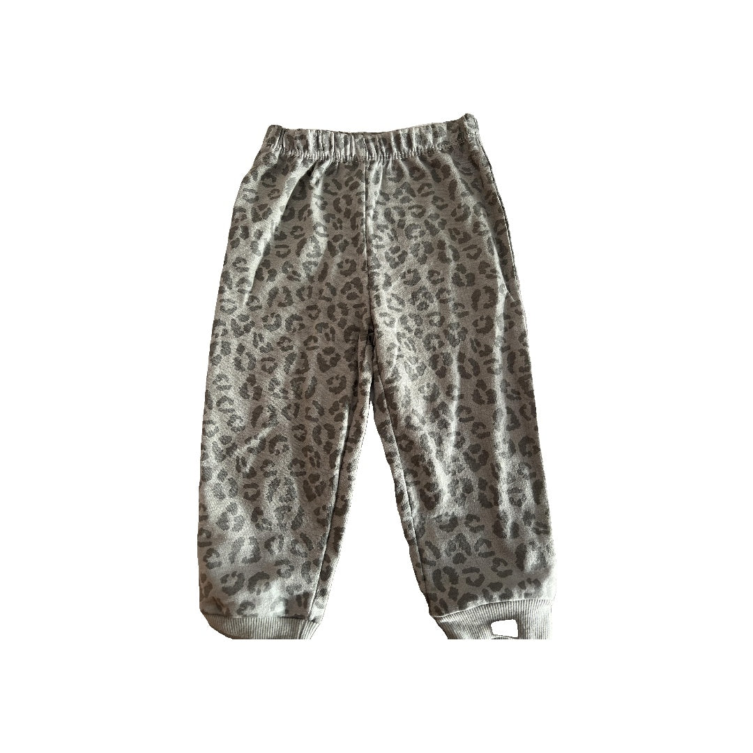Chick Pea Girls Sage | Leopard print Pants Size: 18 months Sage | Leopard print