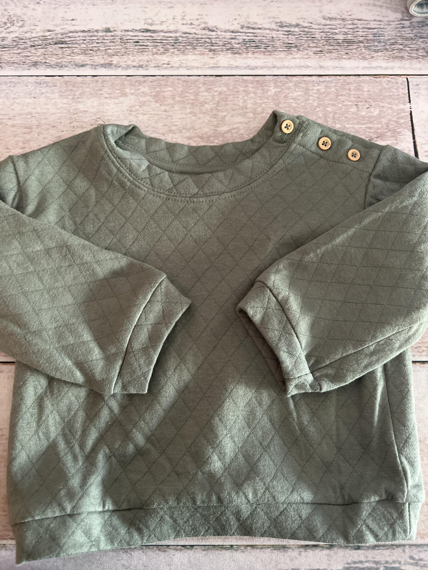 Grayson Collective Unisex Sage Sweatshirt Size: 12 months Sage