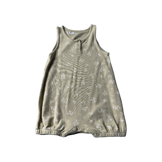 Goumi Boys Sage Romper Size: 2T Sage