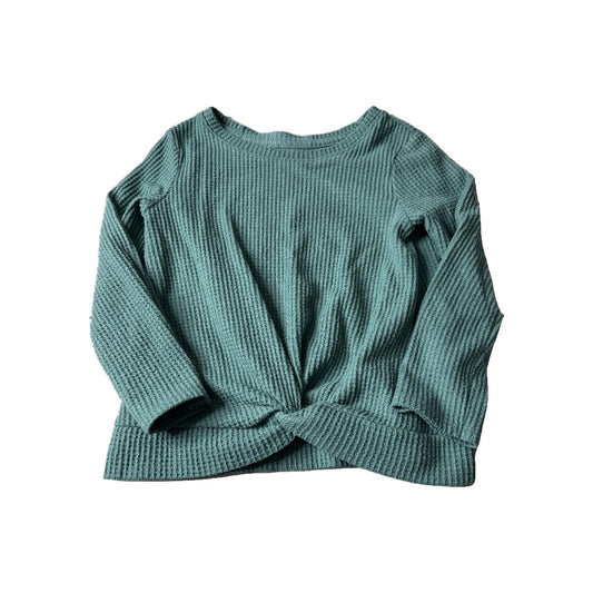 Carters Unisex Sage Long Sleeve Shirt Size: 5 Sage