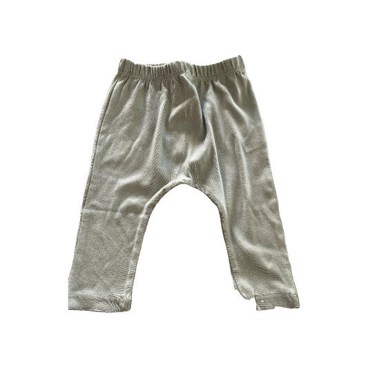 Honest co Unisex Sage Pants Size: 3-6 months Sage