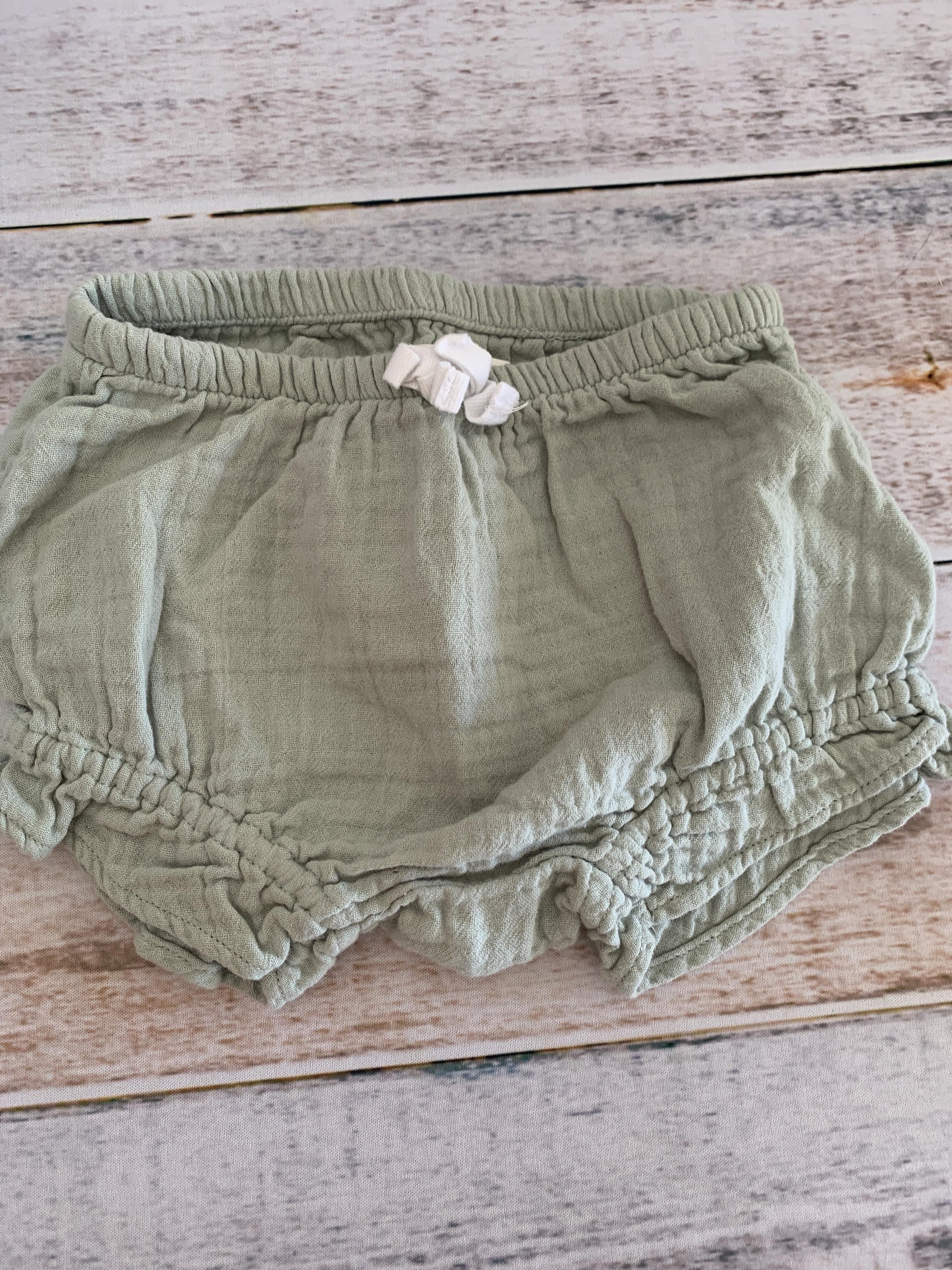 Oliver & Rain Girls Sage Shirt Size: 12 months Sage