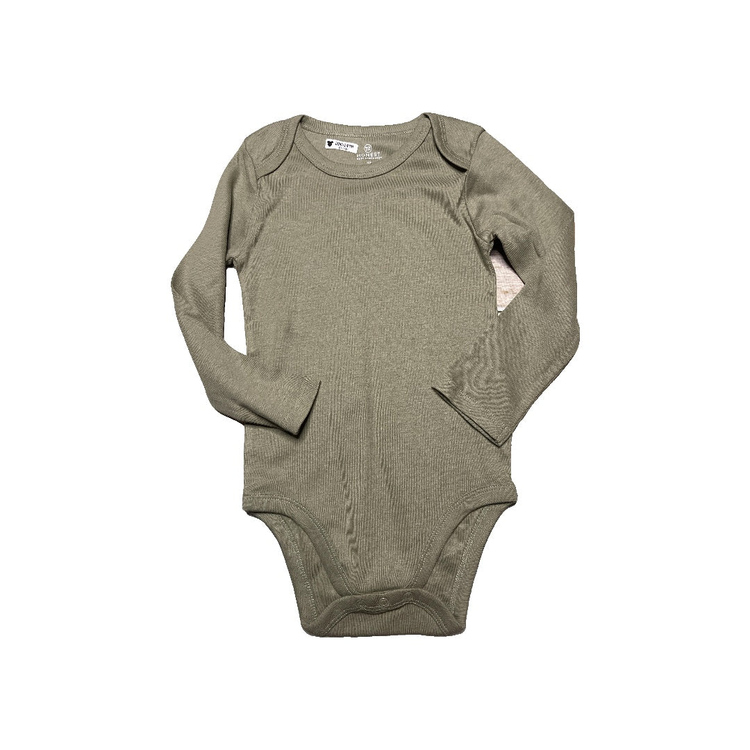 Honest Co Unisex Sage Onesie Size: 18 months Sage