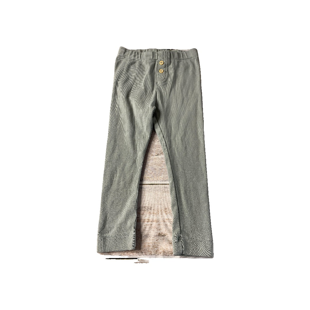 H&M Unisex Sage Pants Size: 2 years Sage