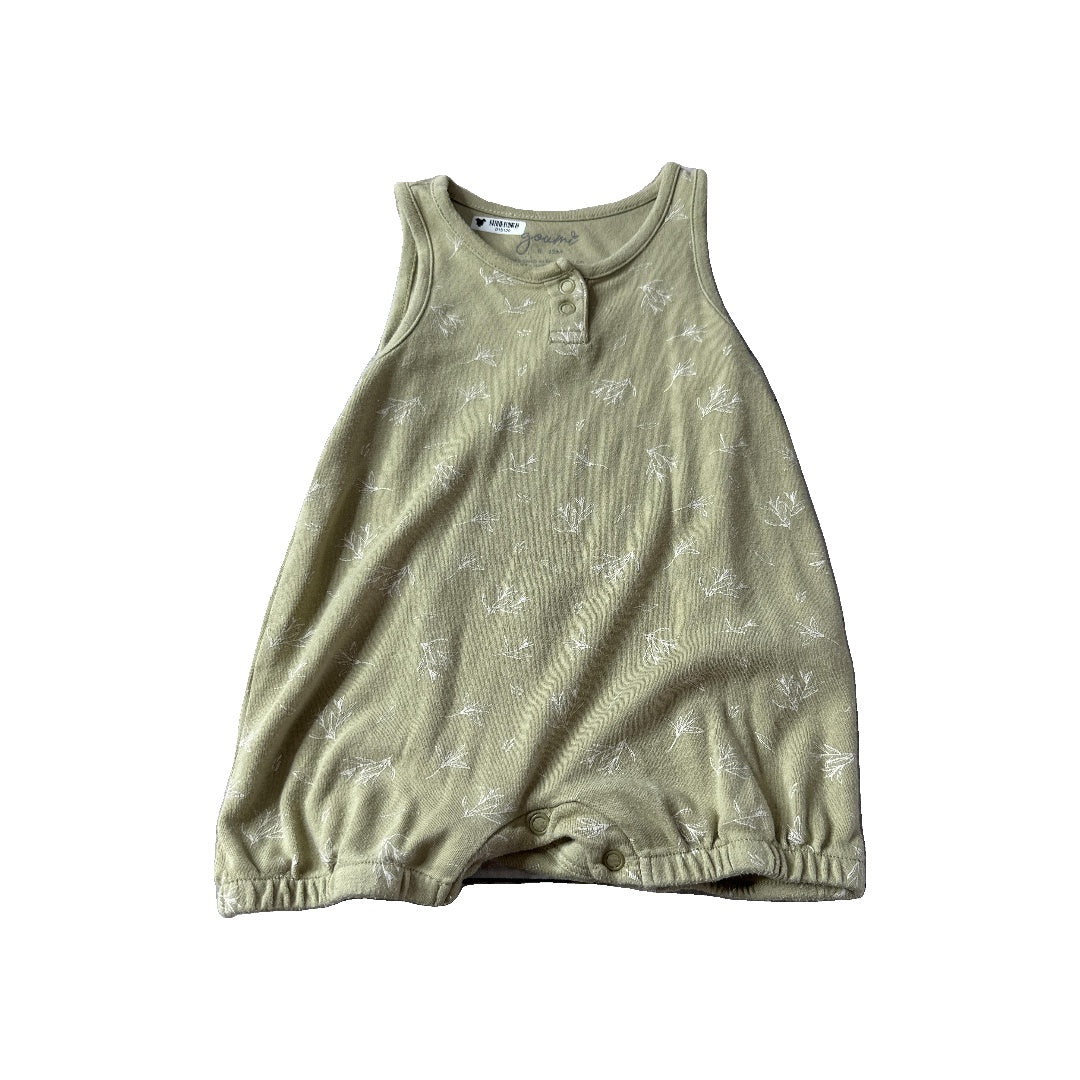 Goumi Unisex Sage Romper Size: 6-12 months Sage