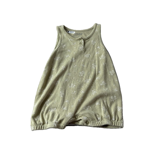 Goumi Unisex Sage Romper Size: 6-12 months Sage
