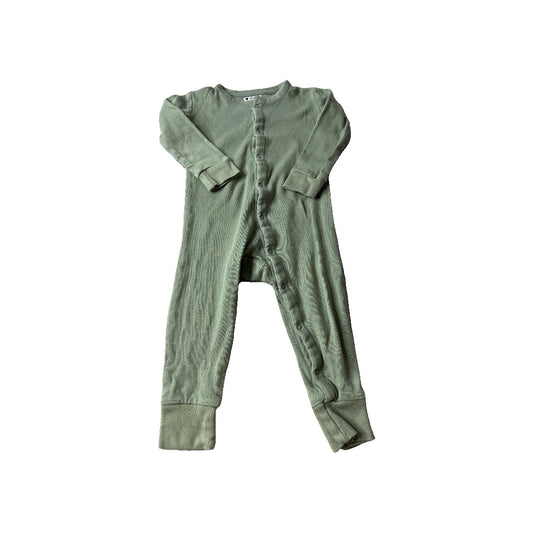 Colored Organics Unisex Sage Long Sleeve Outfit Size: 12-18 months Sage