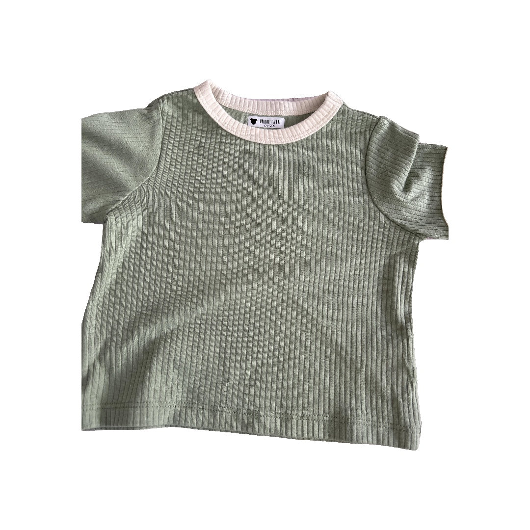 Cat & Jack Unisex Sage T-Shirt Size: 6-9 months Sage