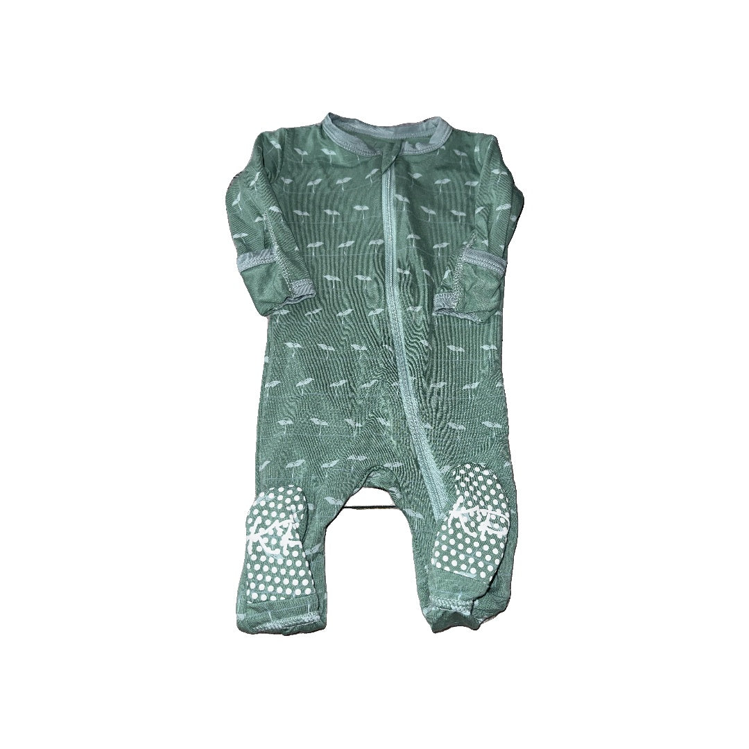 KicKee Pants Boys Sage Pajamas Size: 0-3 months Sage