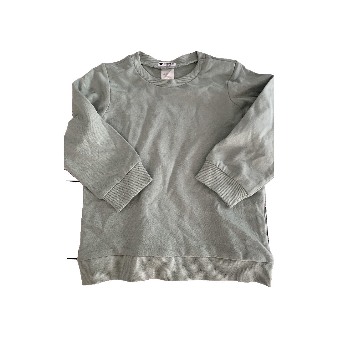 H&M Unisex Sage Sweatshirt Size: 18 months Sage