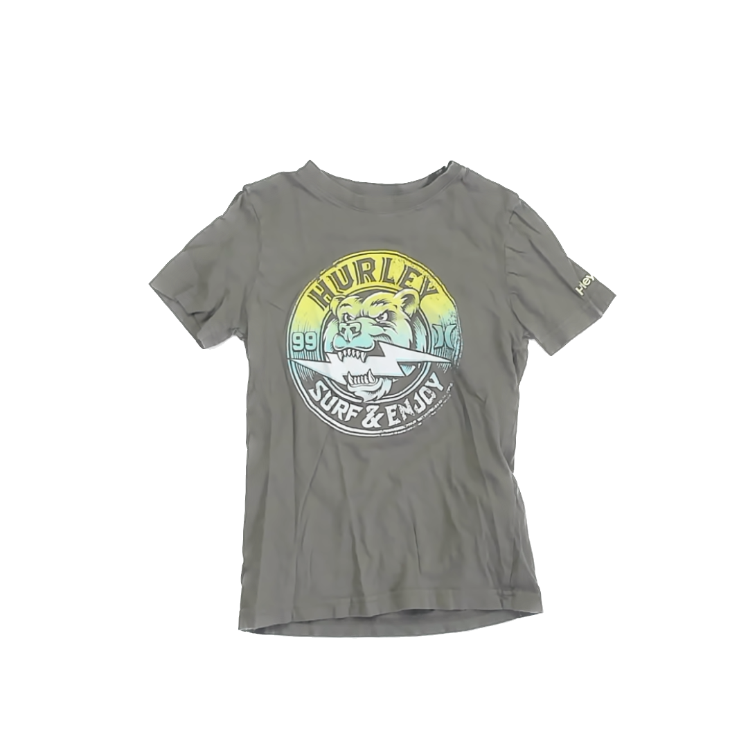 Hurley Boys Sage T-Shirt Size: 8-10 Years Sage