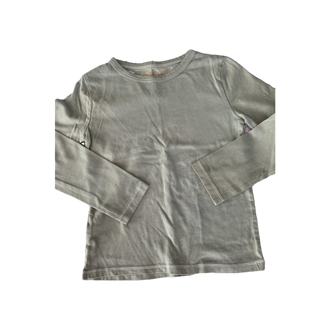 Kidential Girls Sage Long Sleeve T-Shirt Size: 6 Sage