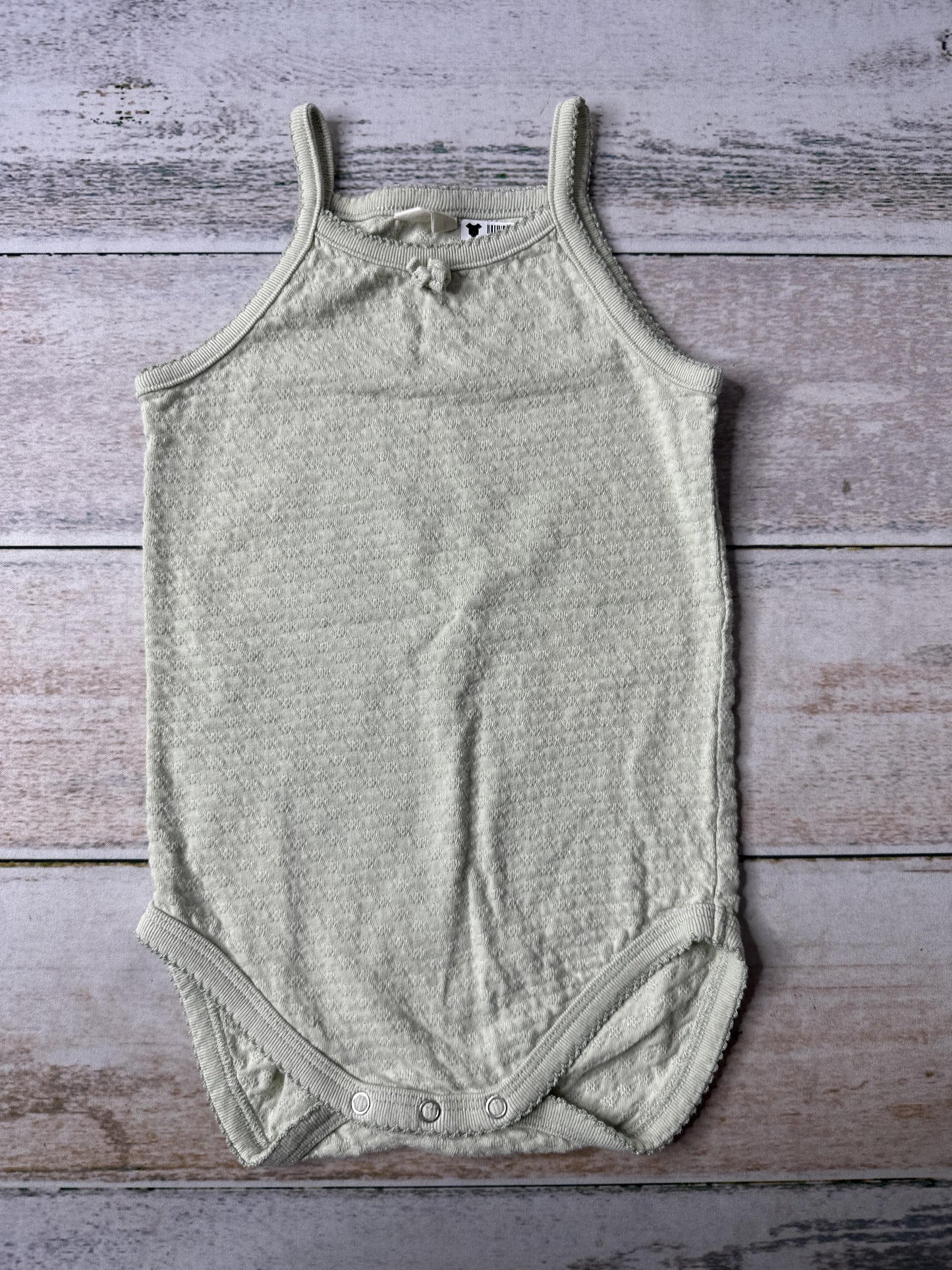 Quincy Mae Girls Sage Onesie Size: 18-24 months Sage