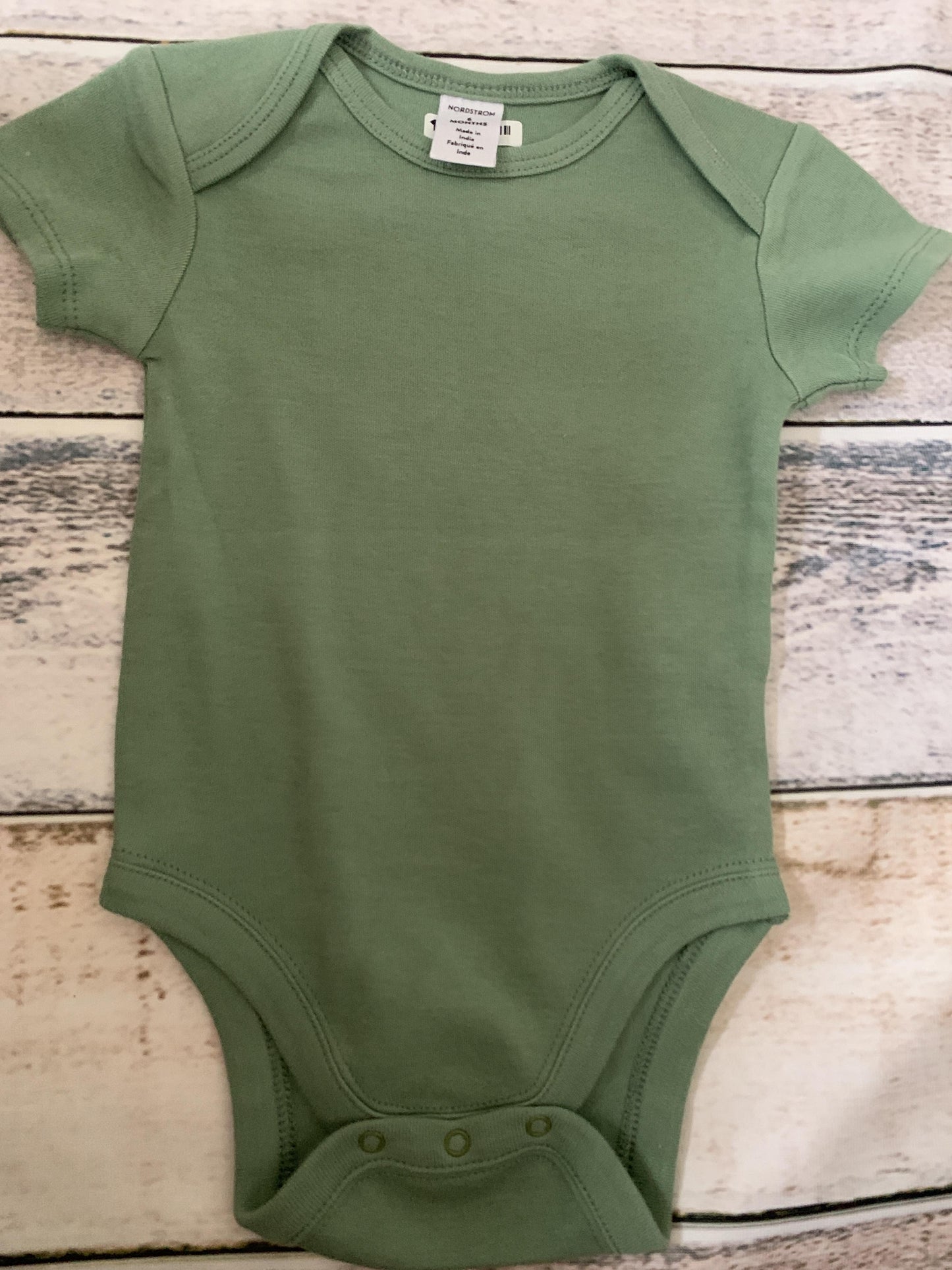 Nordstrom Unisex Sage Onesie Size: 6 months Sage