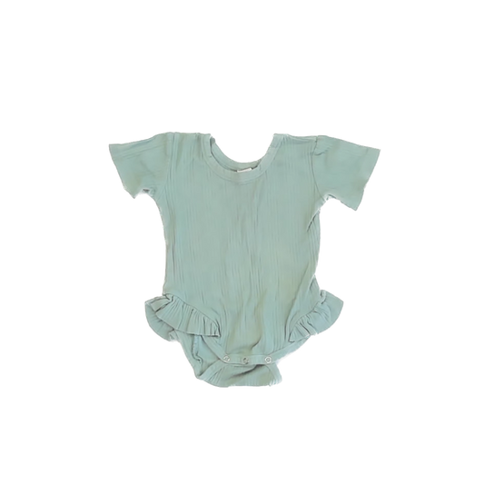 Kate Quinn Girls Sage Onesie Size: 12-18 Months Sage