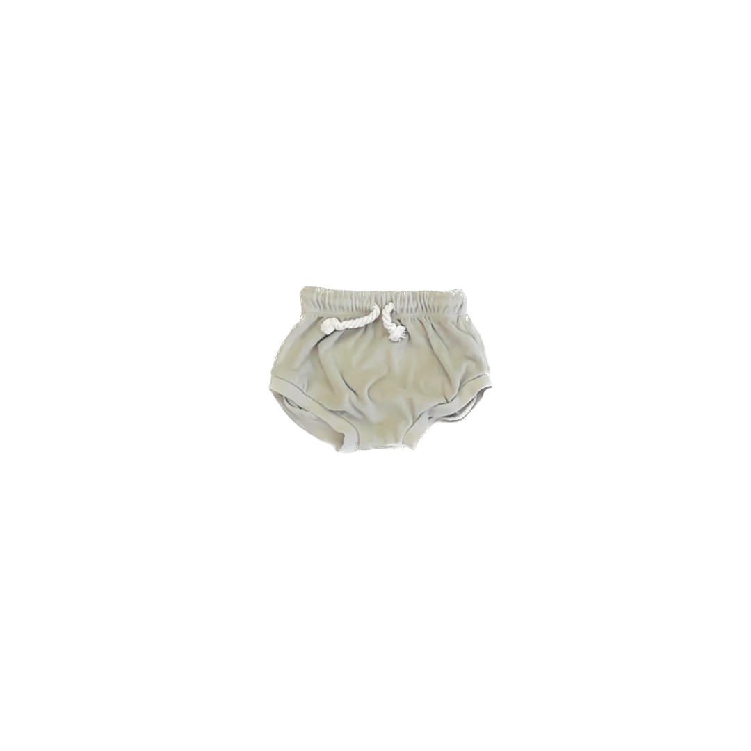 Quincy Mae Unisex Sage Shorts Size: 3-6 Months Sage