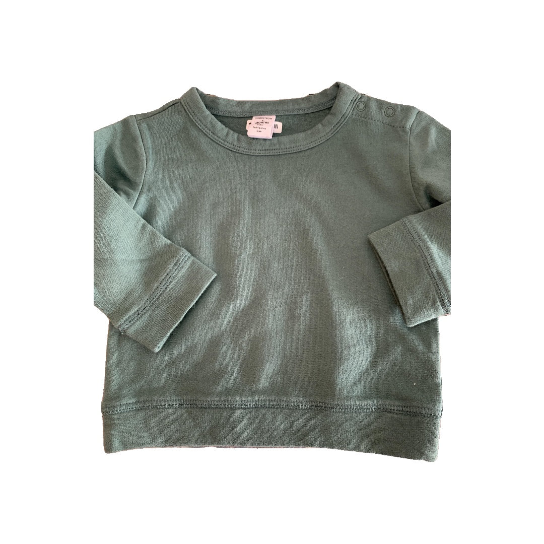 Nordstrom Unisex Sage Sweater Size: 9 months Sage