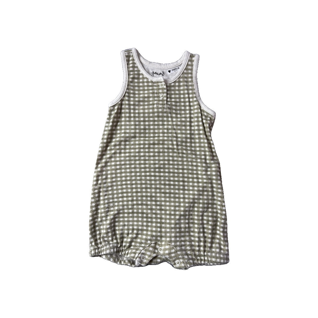 Goumi Boys Sage Romper Size: 2 years Sage
