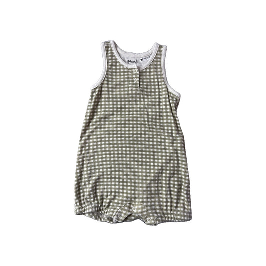 Goumi Boys Sage Romper Size: 2 years Sage