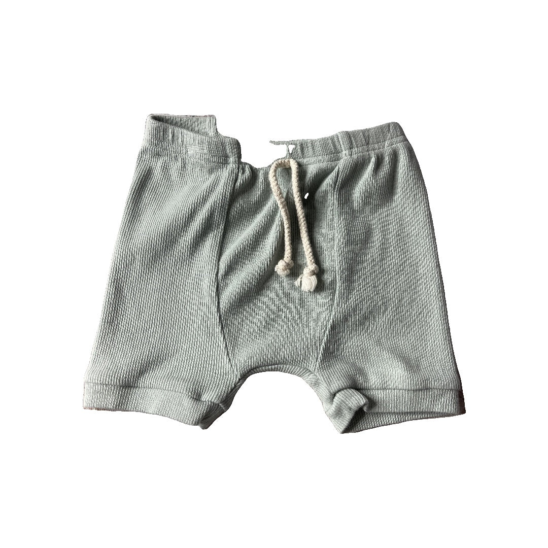 Mebie Baby Unisex Sage Shorts Size: 2T Sage