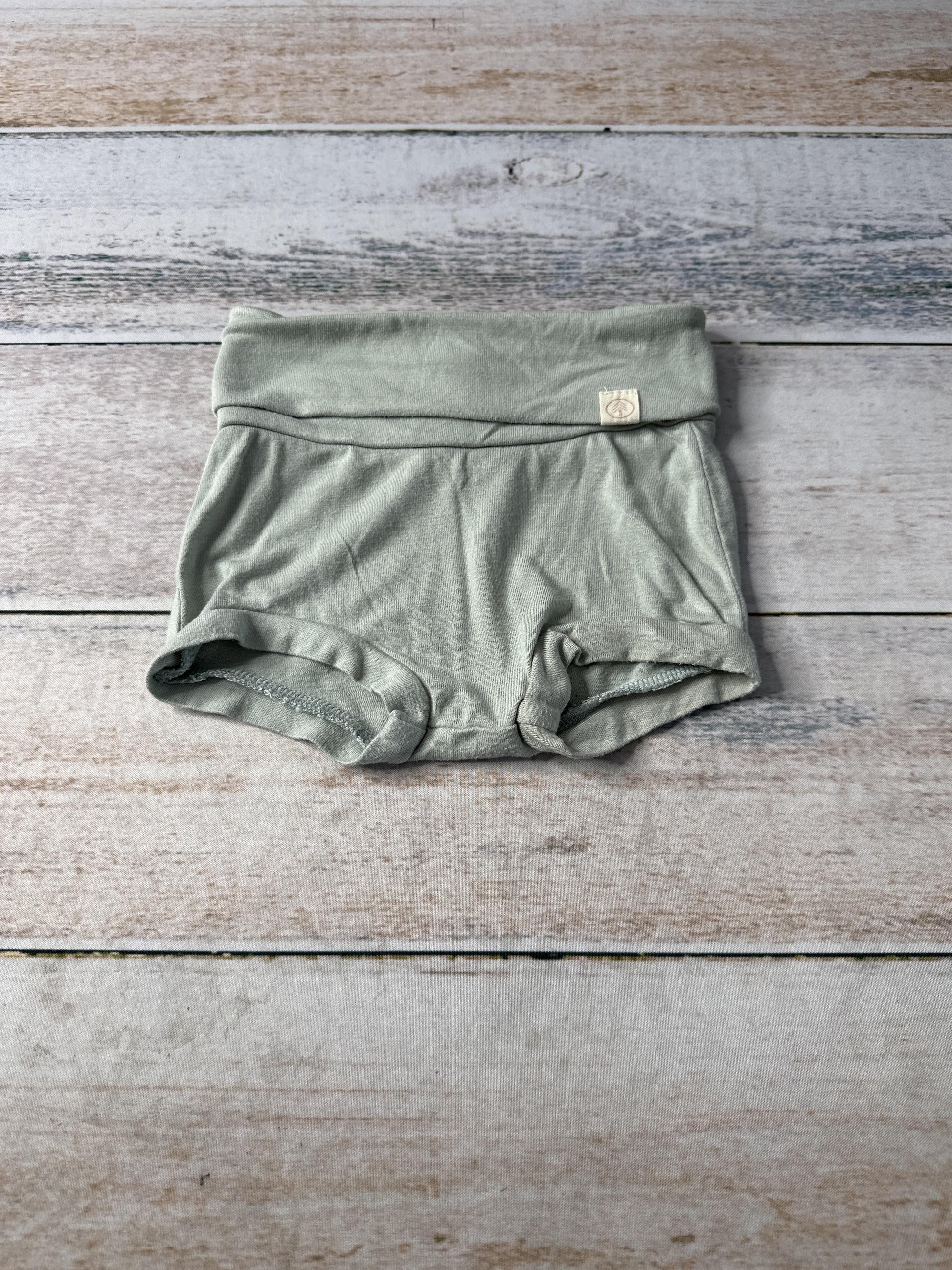 Tenth + Pine Unisex Sage Shorts Size: 6-12 months Sage