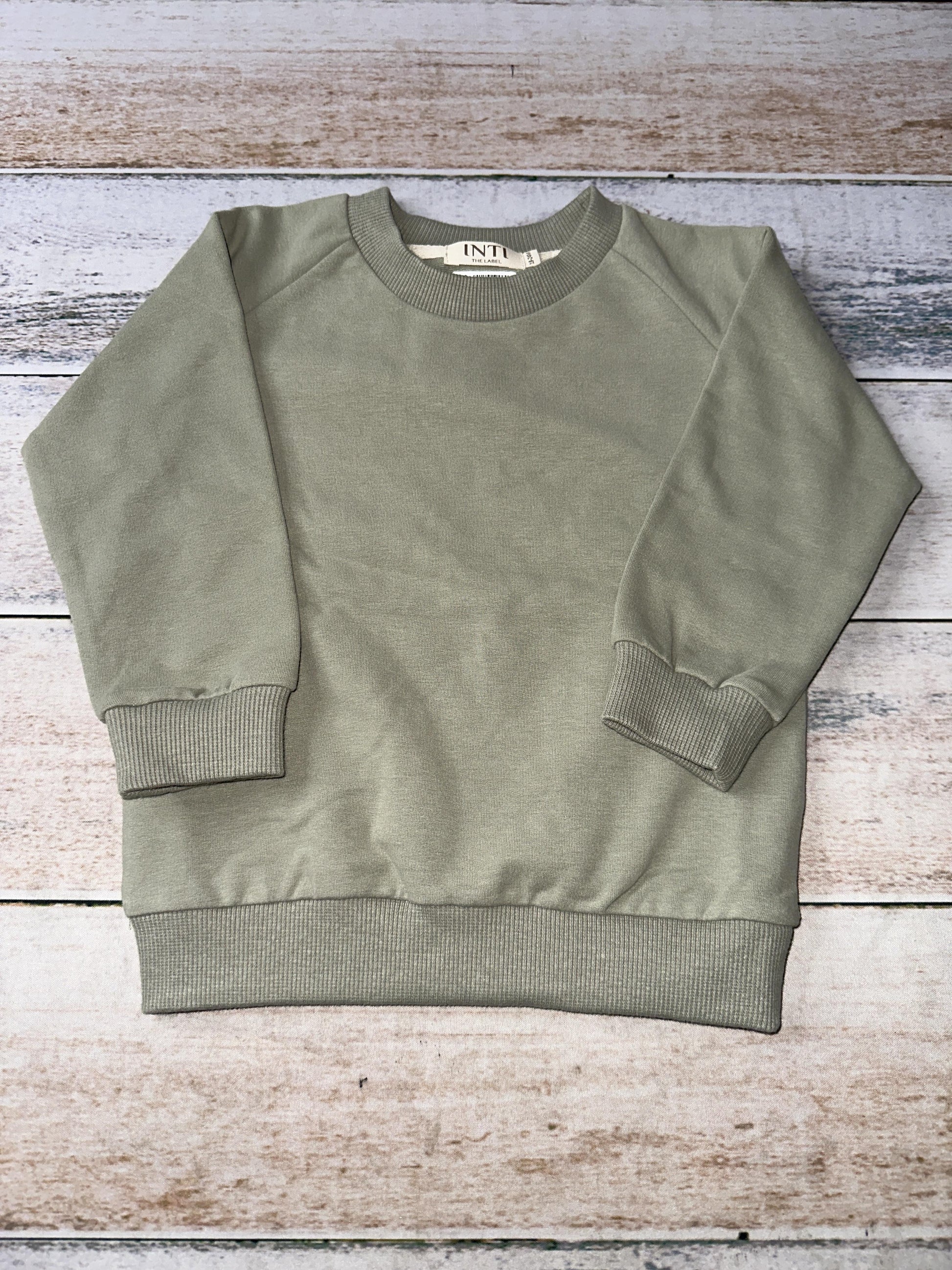 Inti Unisex Sage Sweater Size: 18-24 months Sage