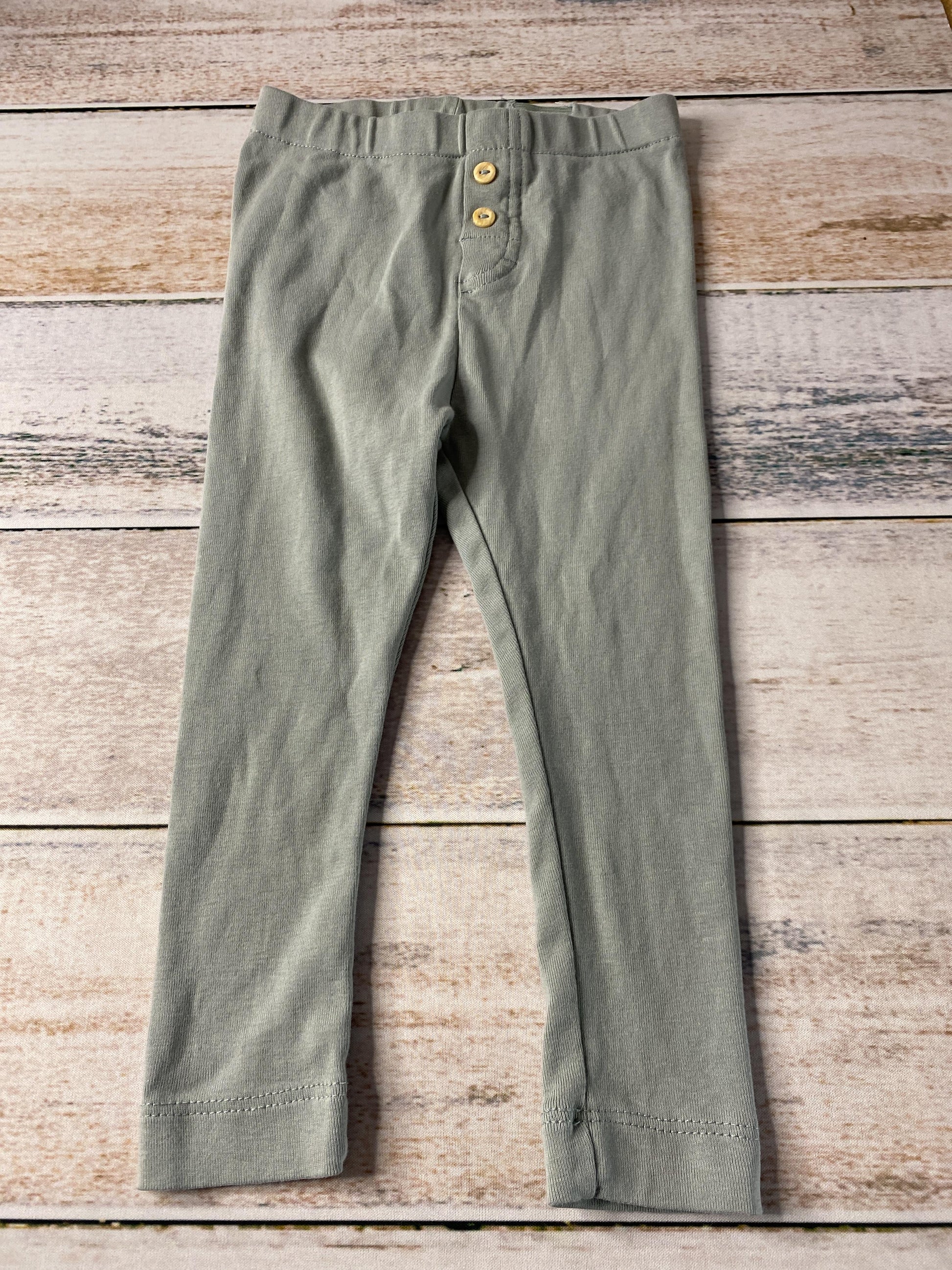 H&M Unisex Sage Pants Size: 2 years Sage