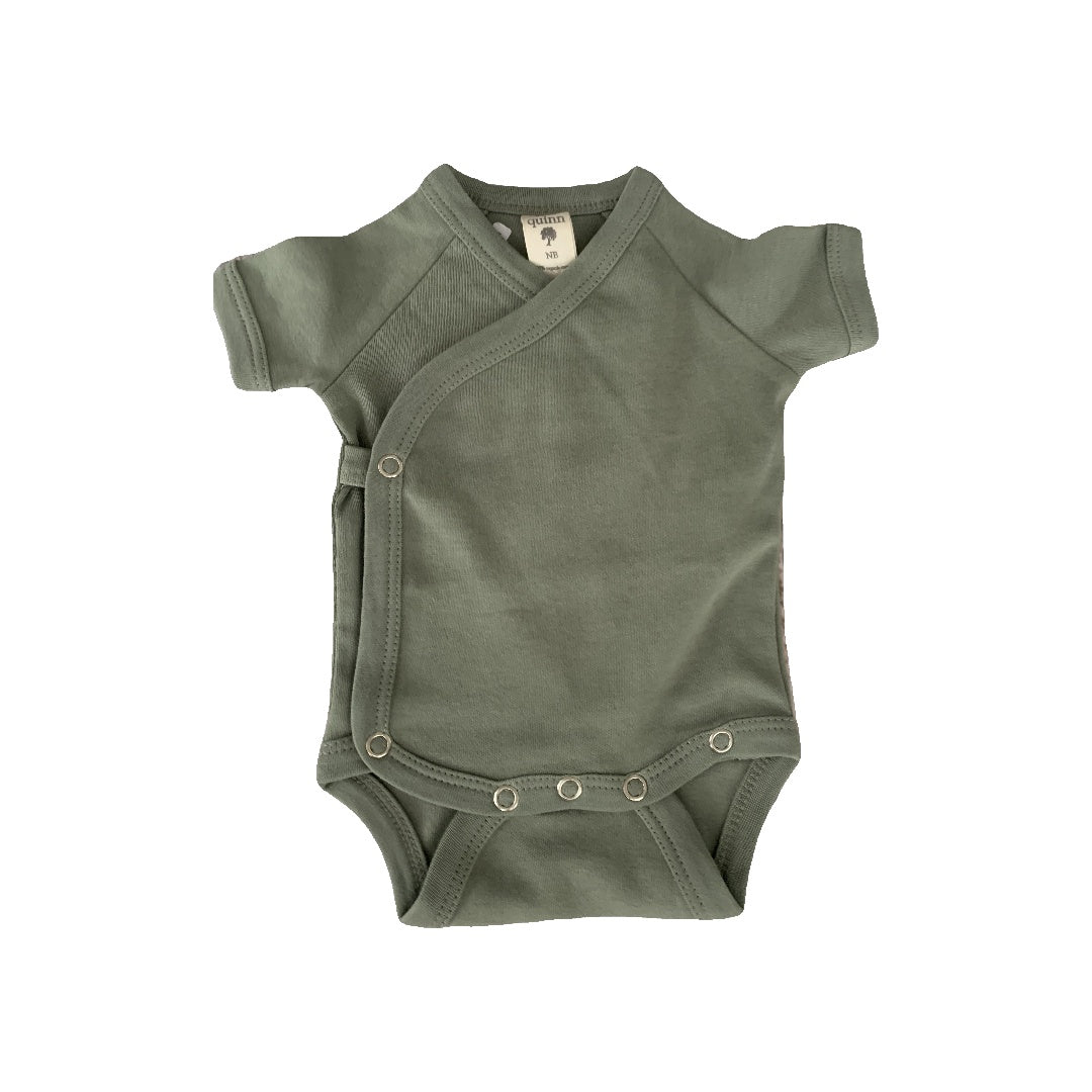 Kate Quinn Boys Sage Onesie Size: Newborn Sage