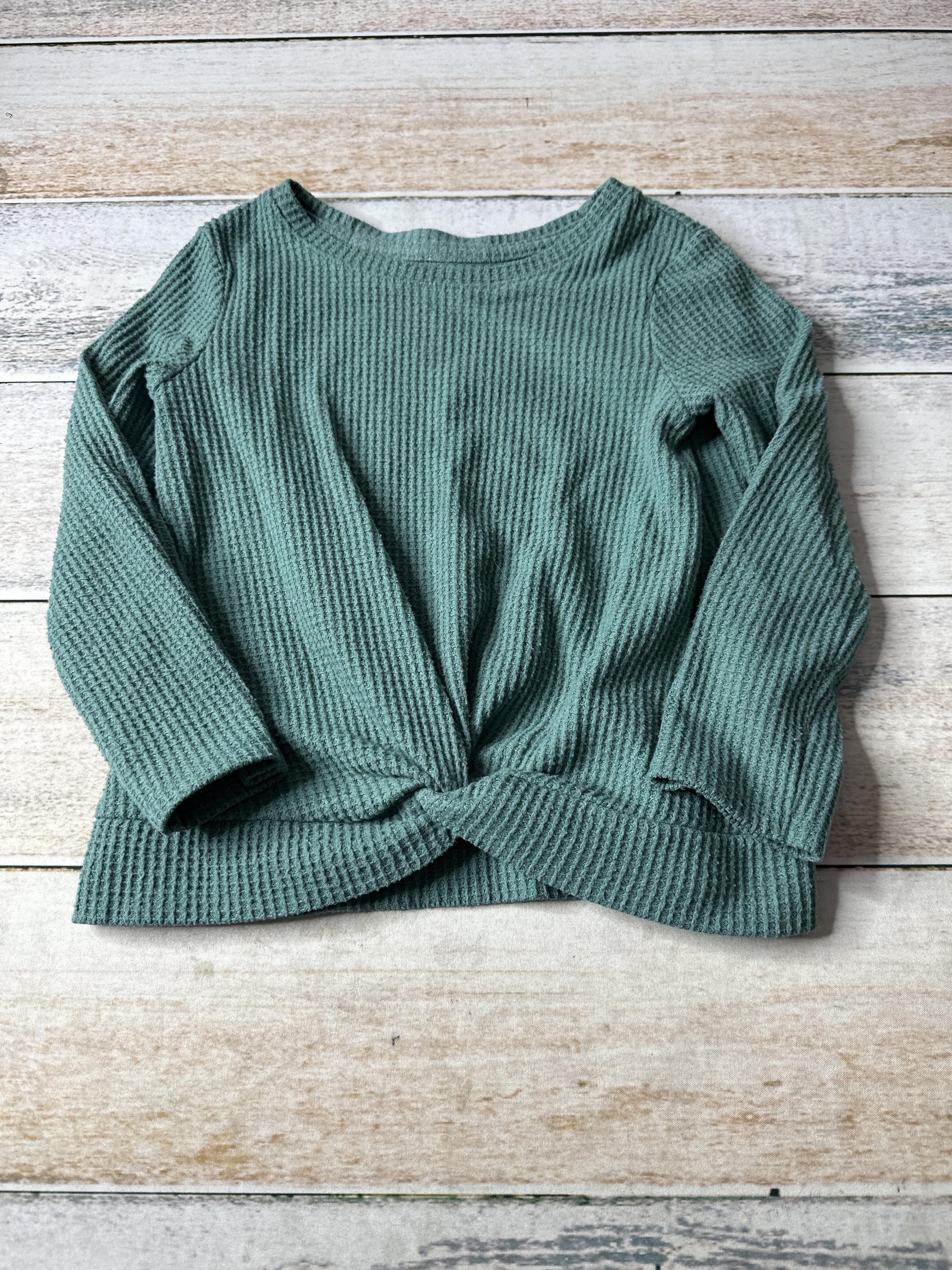 Carters Unisex Sage Long Sleeve Shirt Size: 5 Sage